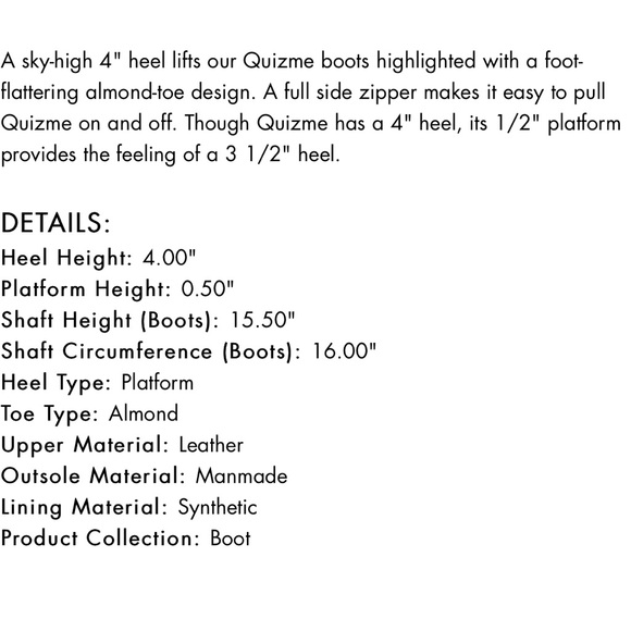 Nine West Quizme Wide Calf Platform Boots - Picture 10 of 12